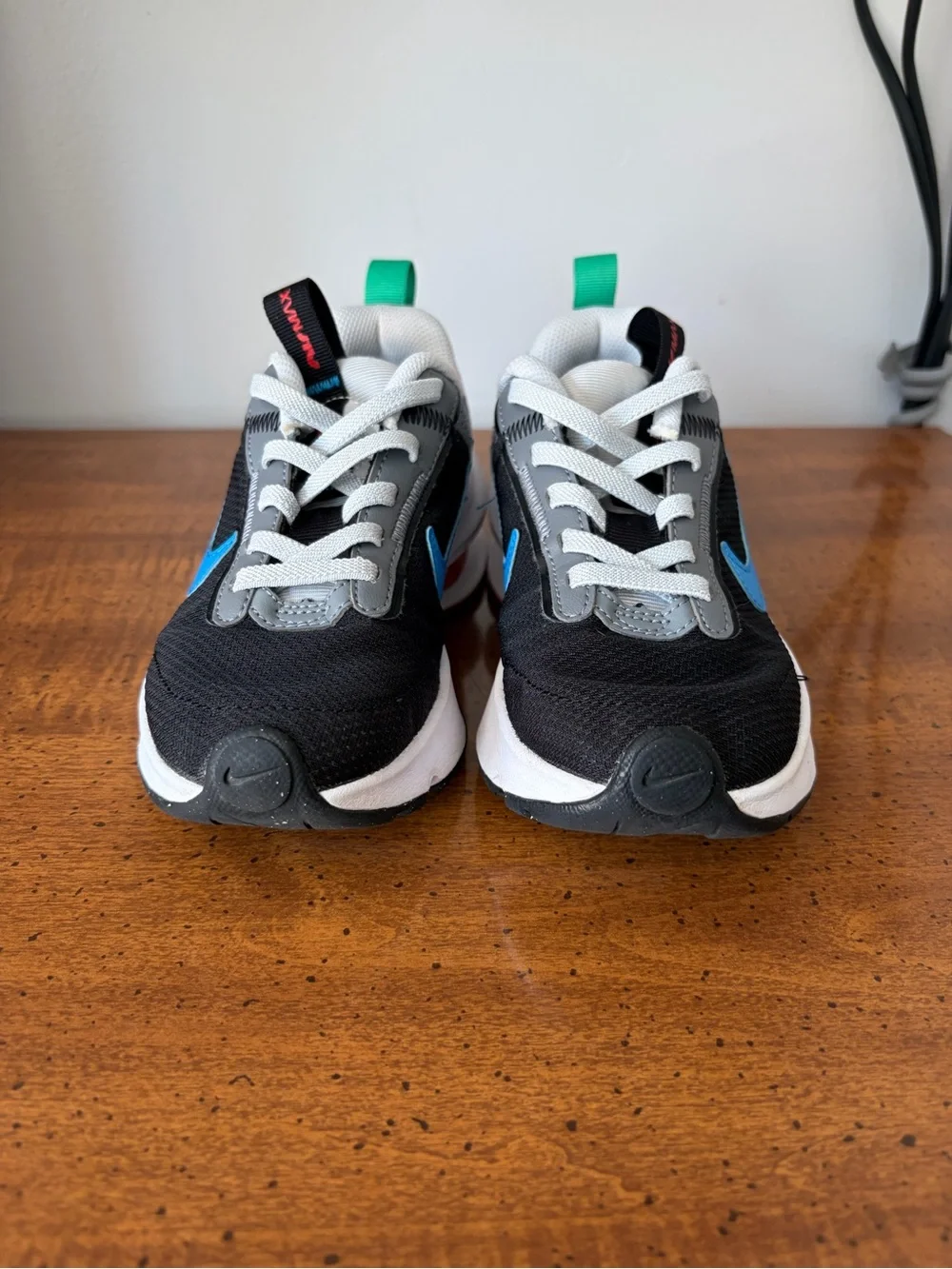Nike Kids' Black/Blue/Green Air Max Sneaker